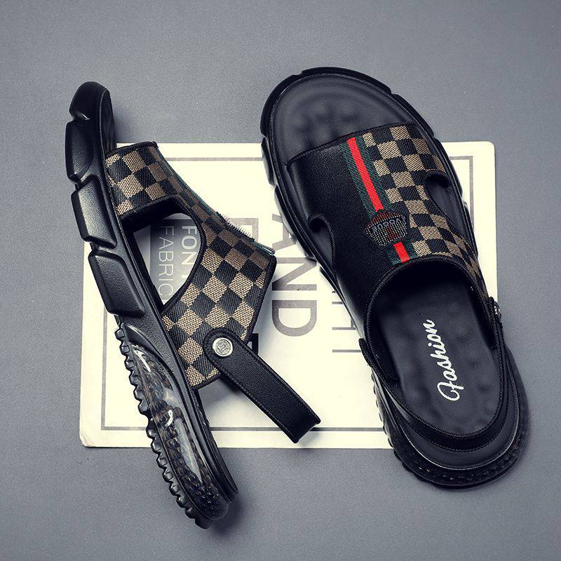 

Platform Sandals Men's Summer Fashion Soft Sole Non-Slip Outdoor Personality Comfortable Casual Beach Sandals