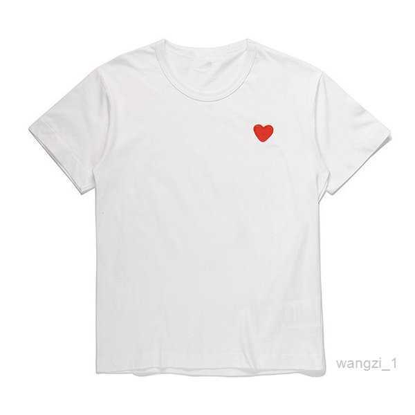 

Men' T-shirts 2023 Play Mens t Shirt Designer Red Commes Heart Garcons  Badge Des Quanlity Ts Cotton Cdg Embroidery Short Sleeve Juda JUDA