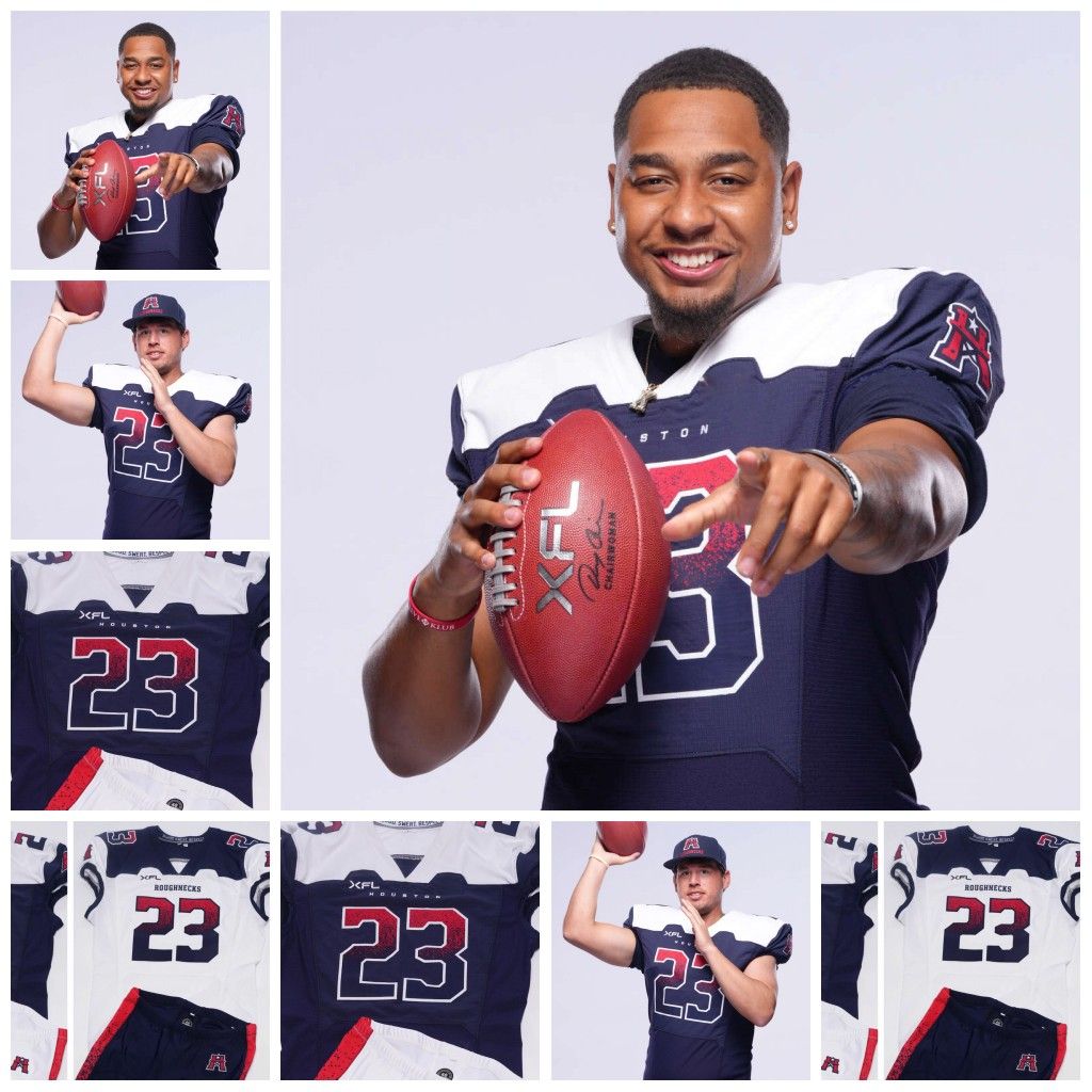 

Custom 2023 Roughnecks Football Jersey Kaleb Eleby Bran don Silvers Cole McDonald Adrian Killins Garrett Owens Cedric Byrd Deontay Burnett Jersey, Style