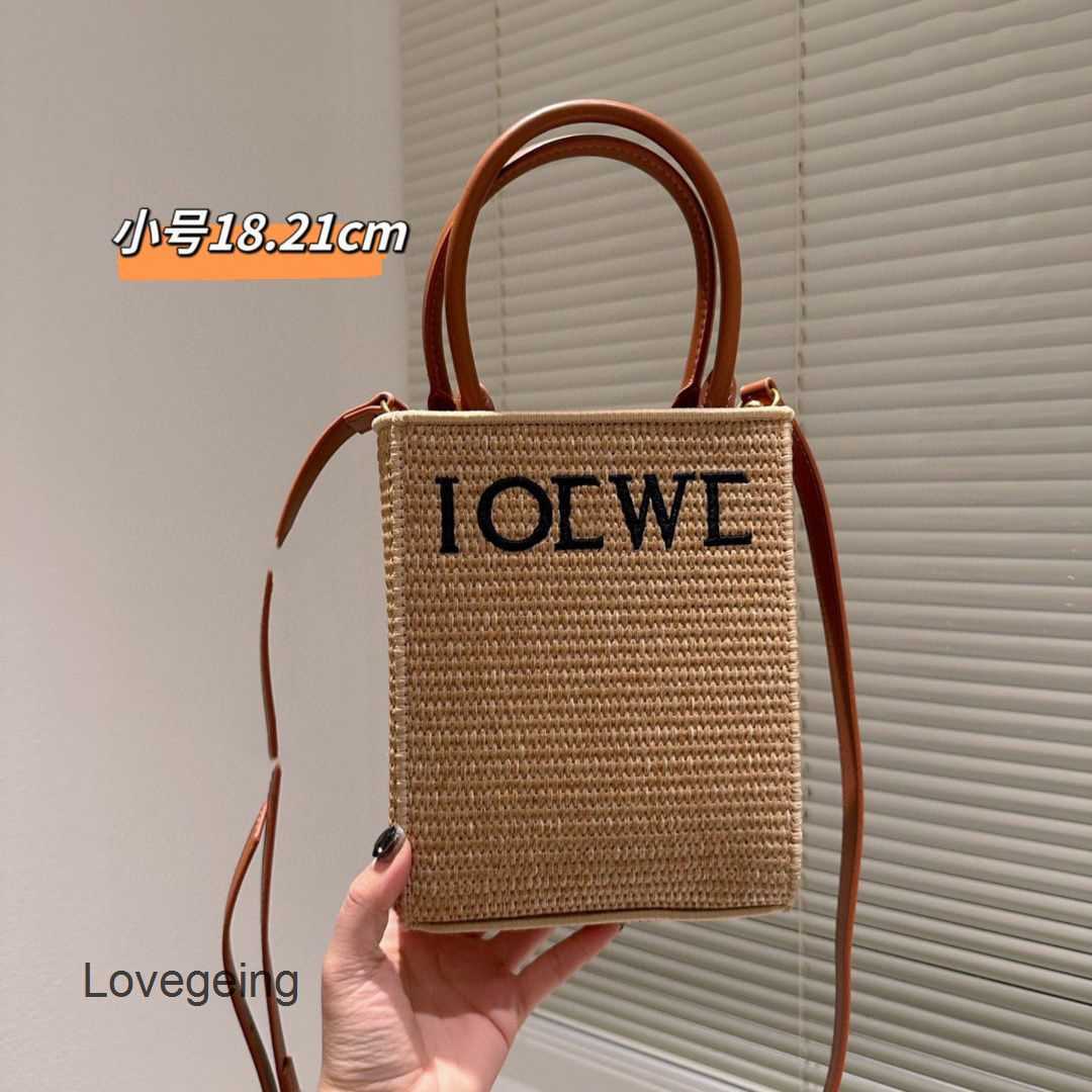 

Pinic Bag Totes Loews Raffia Designer Bags Women Lafite Tote High-capacity Spring Long Strap Crossbody Hand 2023 1TYK, Small black