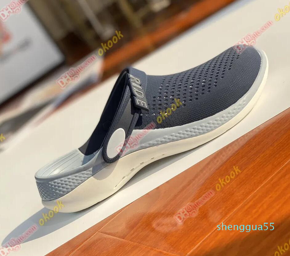 

LM Designer Croc Clog Sandals Mens Womens slippers slides Buckle classic mens triple black white red Khaki bule pink girl Waterproof Shoes Nursing Hos T3M5 44, Colour# 19 36-40