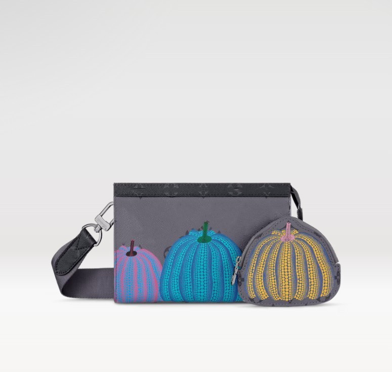 

M81972 GASTON Mini Handbag Pumpkin Pattern Men's Zipper Shoulder Bag Wallet