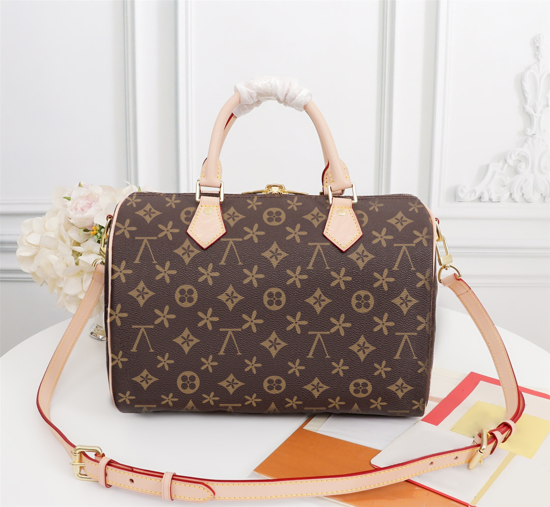 

mirror quality 3 size shoulder bags speedy 25 30 35 travel bag M41113 with strap luxury tote handbag designer mens cross body Beach bag Leather Women louvis clutch bags, Damier ebene