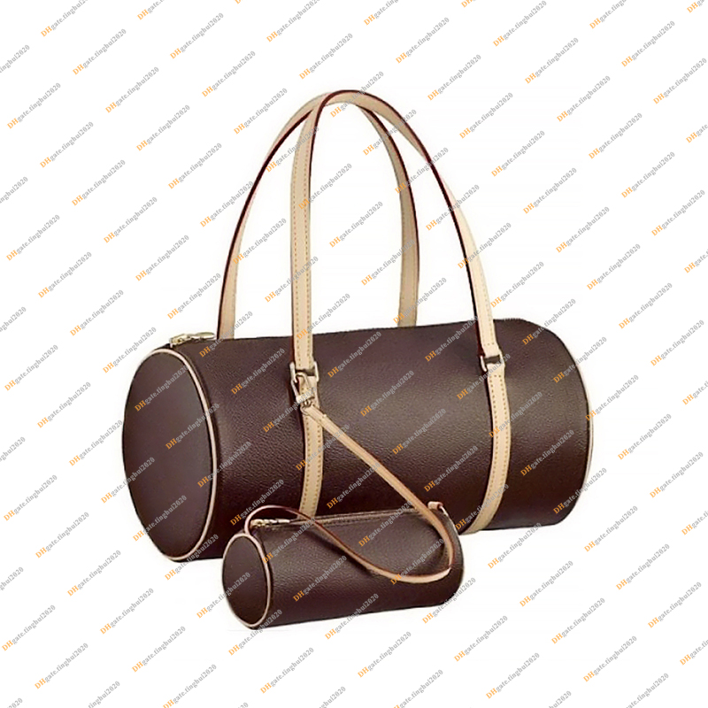 

Ladies Fashion Casual Designe Luxury Bag Handbag Tote Shoulder Bag Crossbody Messenger Bag TOP Mirror Quality M51385 Pouch Purse, Brown flower / with dust bag
