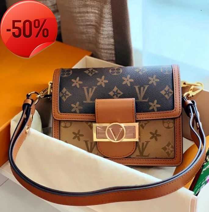 

Totes 2023 Dauphine fashion bags shoulder women's handbag designer brand Messenger Bag Wallet Purse Crossbody bagF