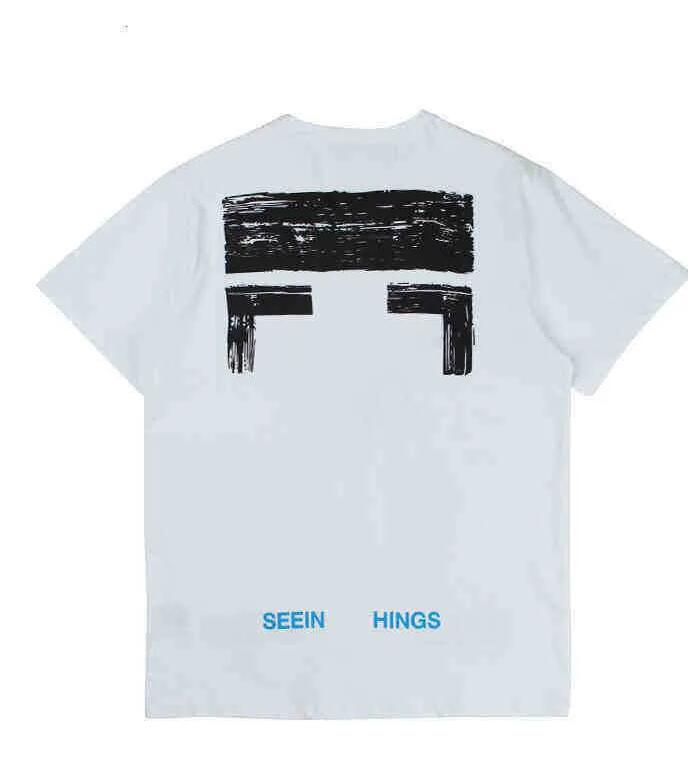 

Fashion Offs Luxury Men's t Shirt Designer Brand T-shirts Back Arrow x Letters Print Women T-shirt Casual Tops Tees Hip Hop Short Sleeve Couples Sports Tshirts, 11