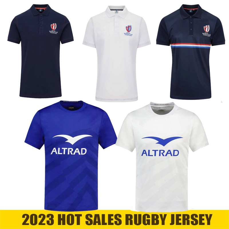 

2023 France rugby National Team Jerseys Home Away Cymru Sever Version World Cup polo T-Shirt Size:S-5XL, Orange
