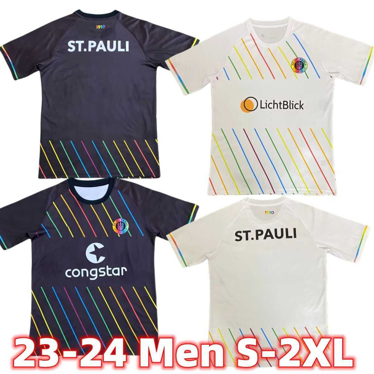 

ST Pauli 23 24 soccer jerseys BECKER 20 IRVINE 7 KYEREH 17 HARTEL 30 SMITH 8 PAQARADA 23 MEDIC 18 2023 2024 home away Men Football Shirts, 23-24 home