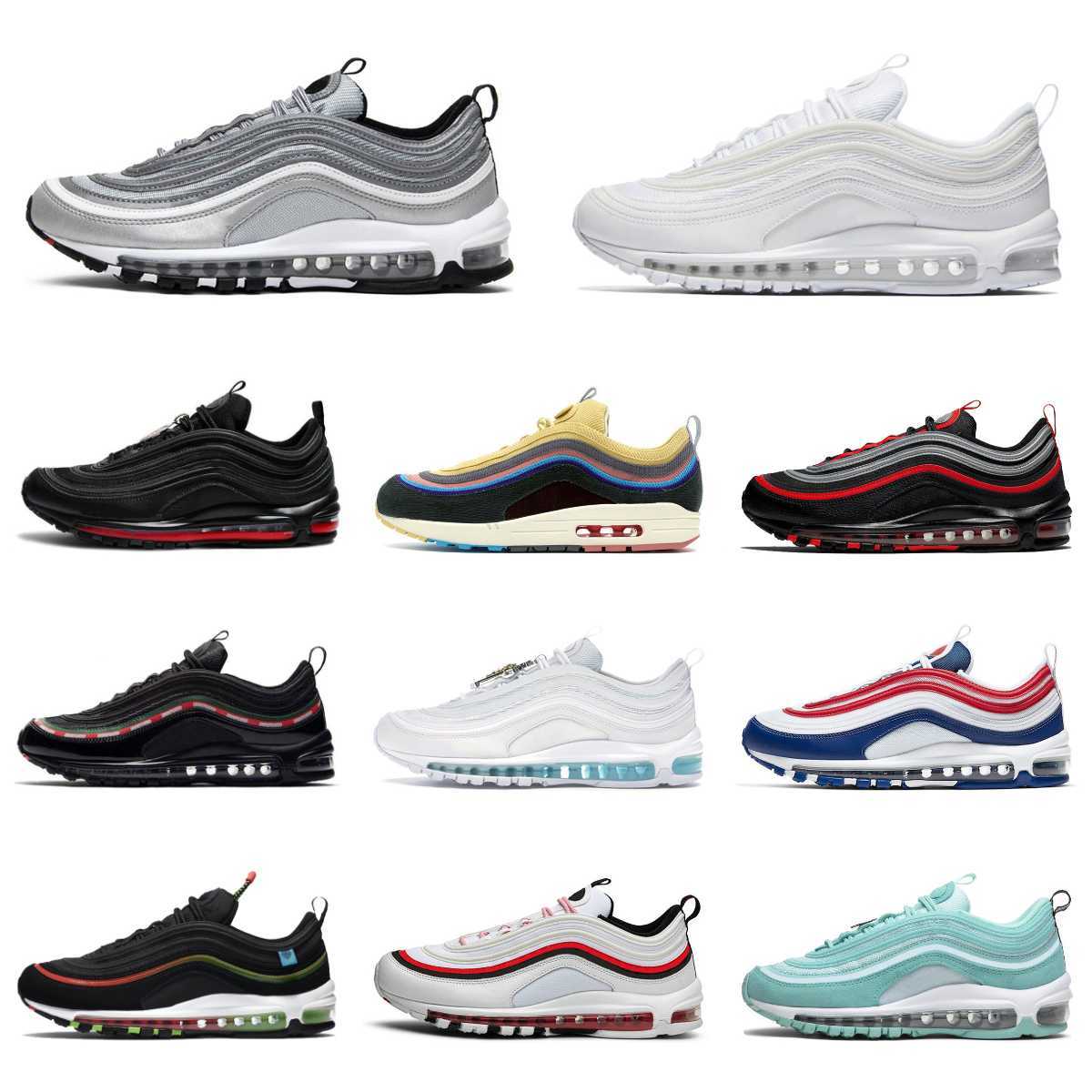 

Train Max 97 Mens Casual Shoes Air 97s Sean Wotherspoon Sliver Bullet MSCHF X INRI Jesus Undefeated Black Summit Triple White Metalic Gold Women Designer Sneakers S1, Please contact us