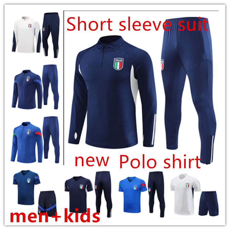 

23 23 Men Talys Tracksuit survetement half zipper Jacket Training suit soccer 2023 Italia Outdoor Kids Football Tracksuits cotta Set, 13