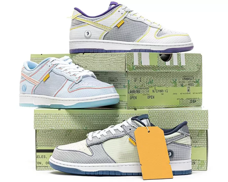 

2023 Basketball Shoes Union x DK Low Skateboard shoes Court Purple White Opti Yellow trainers Sports Shoes Outdoor Sneakers With Box, Cream