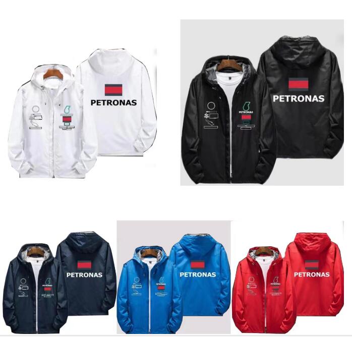 F1 Racing Sweatshirt Autumn and Winter Outdoor Team Waterproof Windproof Punching Jacket-image-733492310
