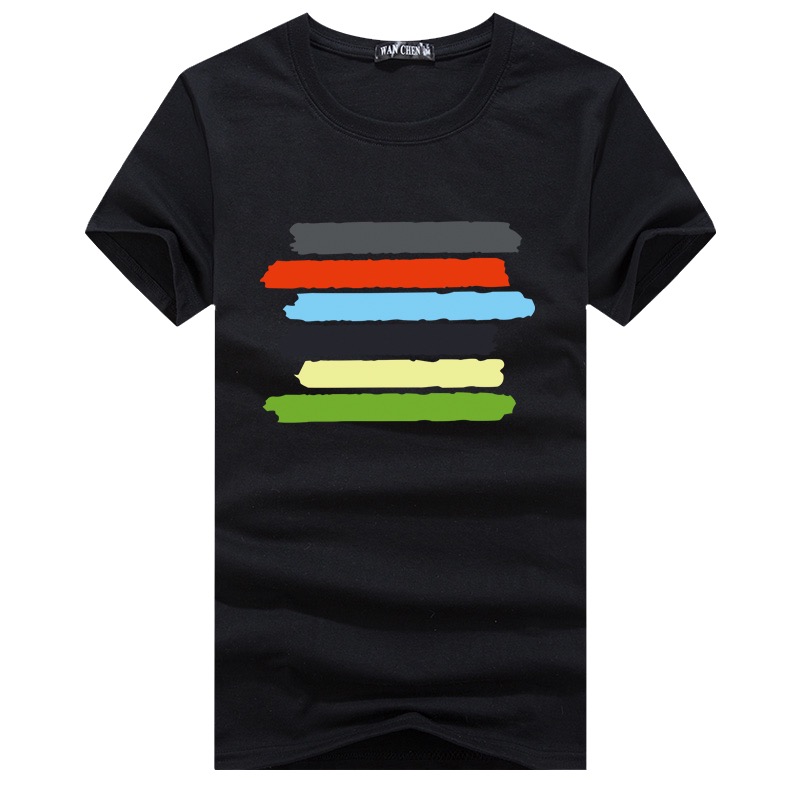 

Rainbow Stripes Tshirt High Quality Designers t-shirt Luxury TShirt Men s Women Designer T Shirts Short Summer Fashion Casual with Brand Letter, Burgundy