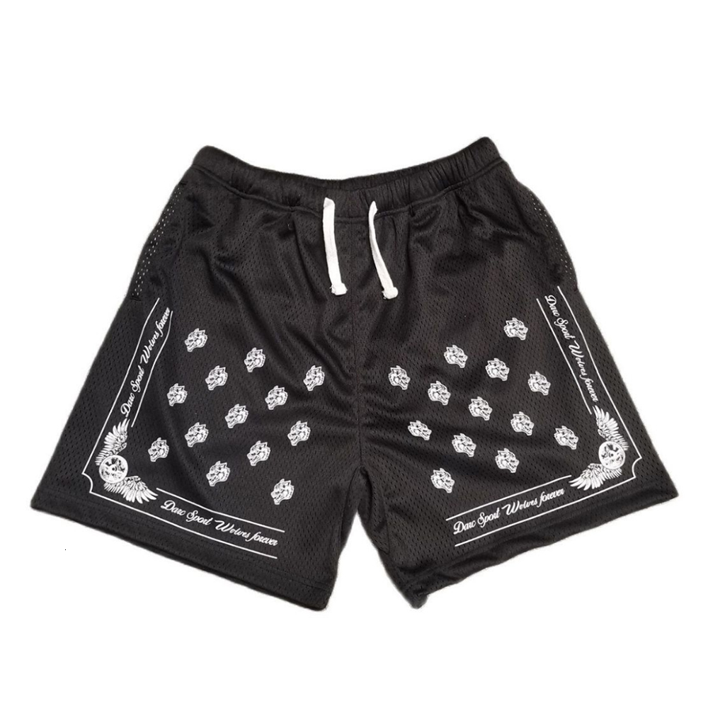 

Men's Shorts DARC Mesh Shorts Men Women Classic GYM Mesh Shorts Sport Shorts Wolves Print With Liner Double Layer US SIZE 230403, Dsms001
