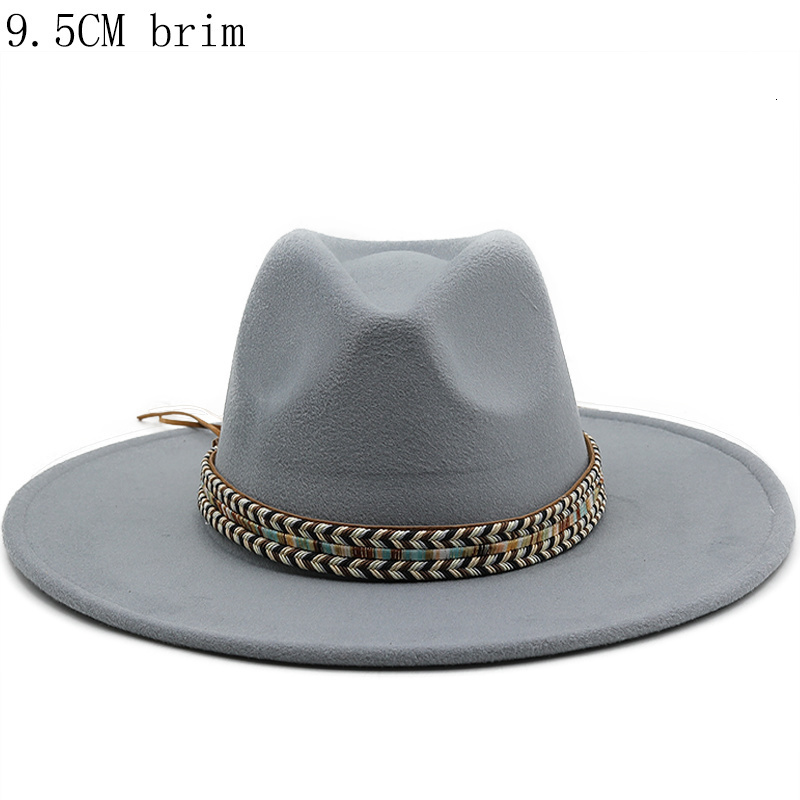 

Wide Brim Hats Bucket Hats Autumn Winter Men's Fedoras Women's Felt Hat Ladies Sombrero Jazz Male Bowler Hat Outdoor Vintage Top Hats Large Brim 9.5cm 230403, Army green