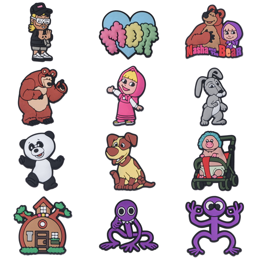 

2023 masha and the bears karol g FERXXO charm New manana sera bonito karol g Croc Charms shoe Charms popular Amanzon