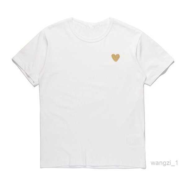 

Men's T-shirts 2023 Play Mens t Shirt Designer Red Commes Heart Garcons s Badge Des Quanlity Ts Cotton Cdg Embroidery Short Sleeve Mykm MYKM, 18