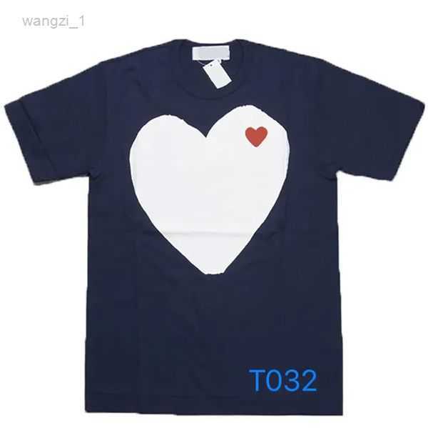

Men's T-shirts Play Designer Mens t Shirt Japanese Red Love Womens Commes Complete Label Tshirt Polo Cdg Des Badge Garcons Cotton Embroidery Size -xxxxl 5 NFD9, 10