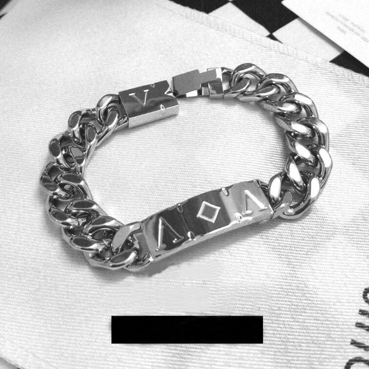 

Designer High Quality Silver Love Bracelet Men Women Gold Bracelets Chain Fashion Personality Hip-hop