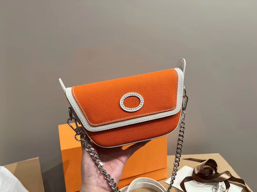 

2023 Designer Women's Bag woc Canvas Fashion Trend Shoulder Bag, Blue