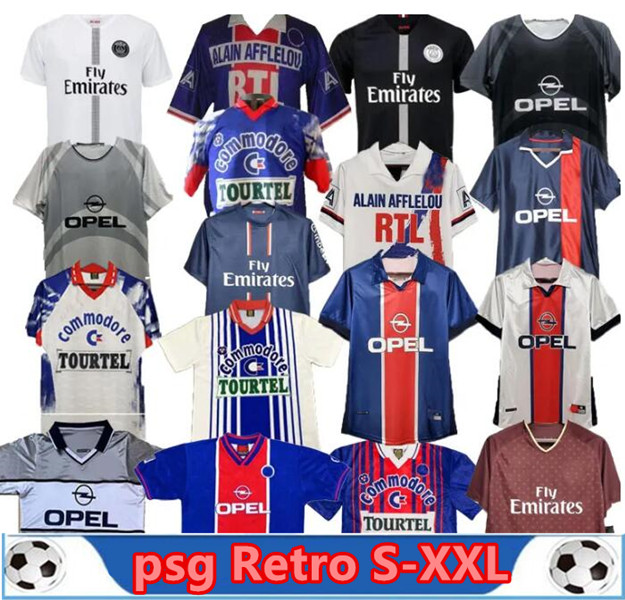 

RETRO Maillots de football paris soccer Jersey 1990 1991 1992 1993 1994 1995 1996 1998 1999 201 2013 2014 PSGS retro jerseys 90 91 92 93 94 95 96 98 99 12 13 14 Vintage shirt