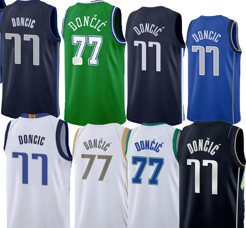 

Basketball jersey Luka Doncic 77 Dirk Nowitzki 41 Hardaway Jr. Kyrie Irving Bullock Smith Powell Christian Wood Kleber Bertans Josh Green 22-23 New Season Jerseys, As piuture