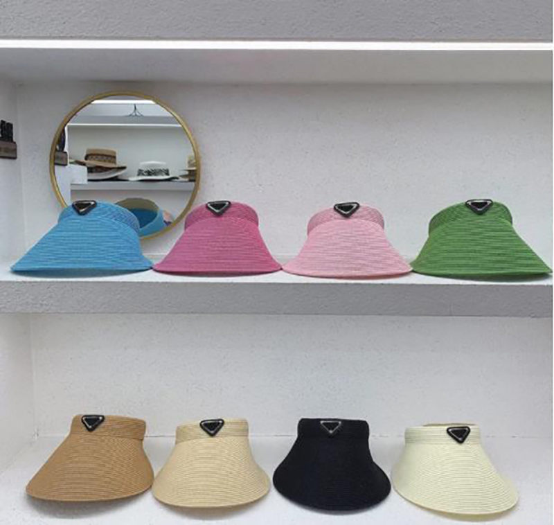 

2023 Womens bucket hat Designer mens Triangle badge Beanie Wide Brim Hats Baseball Cap Casquettes Unisex Outdoor Casual Fashion Caps, Pink