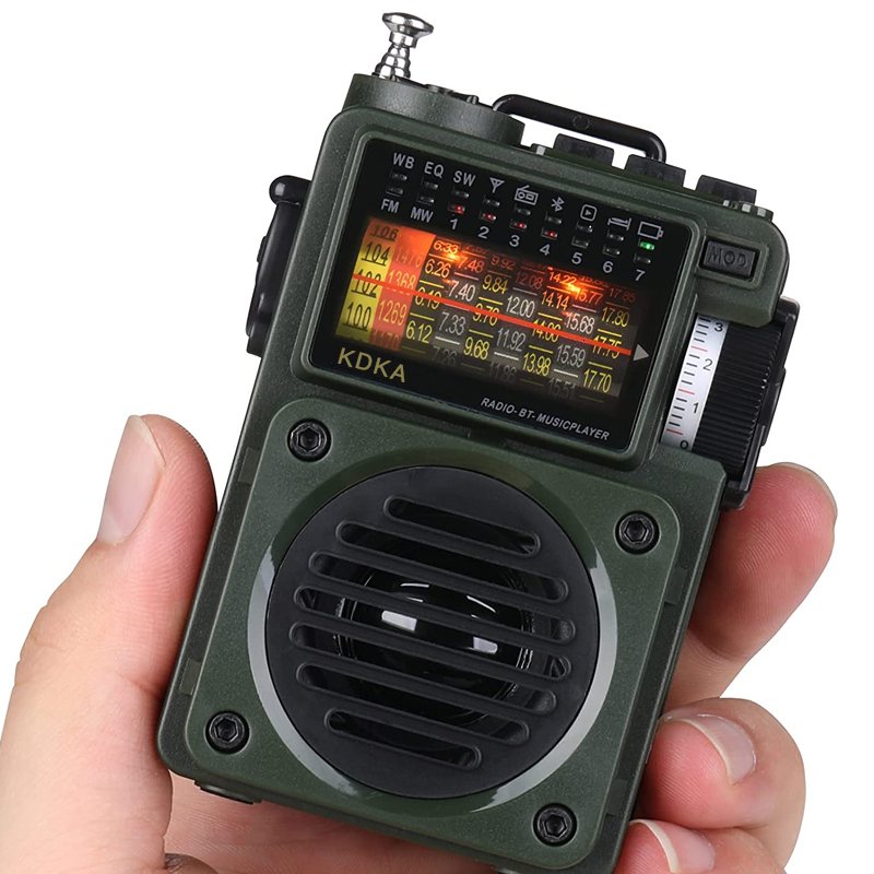 

Radio KDKA 700 701 portable music radio full band FM MW SW WB receiver subwoofer Bluetooth 5 0 s er TF card plays digital 230403
