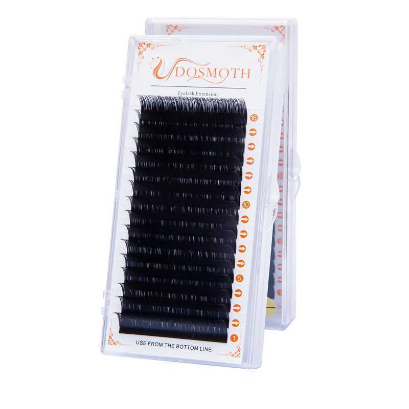 

2 PC False Eyelashes DOSMOTH 16Rows thickness 0.03 to 0.20 Faux mink eyelashes individual eyelash lashes soft eyelash extension False eyelash Z0403