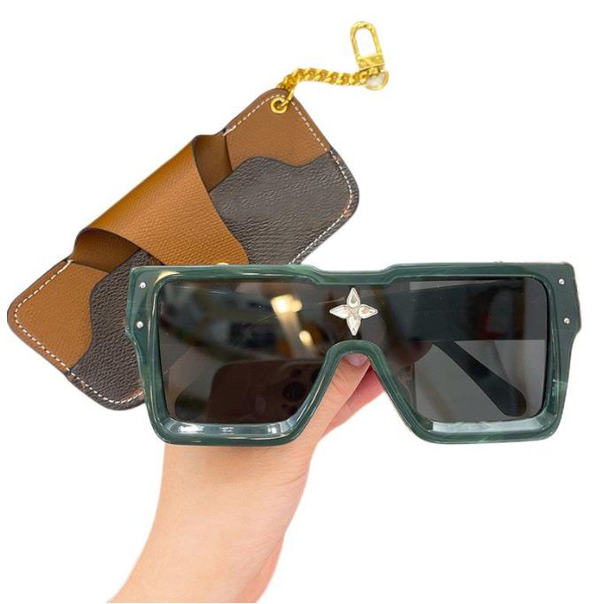 

Designer sunglasses for woman eyewear glasses fashion sunglasses mens summer beach glasses full frame letter rectangle design for women 18 optional high quality