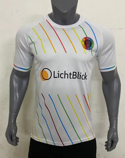 

2023 New Men's Tracksuits FC St. Pauli Home Shirt Fan Custom T-Shirt VLJN, White