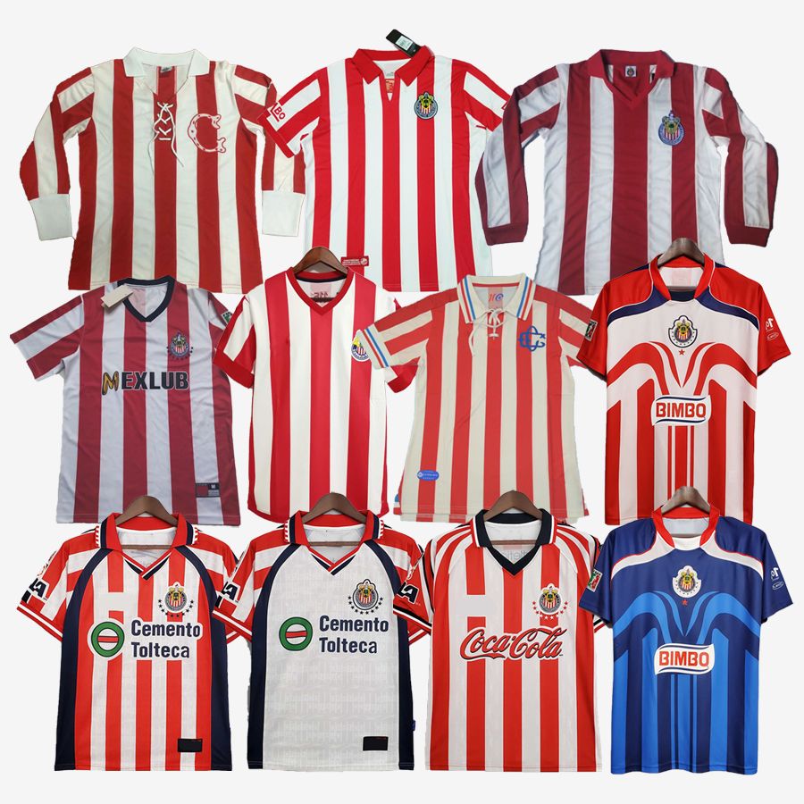 

Retro Chivas Guadalajara soccer jerseys 1960 1996 1997 1998 1999 2000 2006 2007 2008 Vintage football shirt 60 96 97 98 99 00 06 07 08 uniform 60th 110th 115th 110 115 year