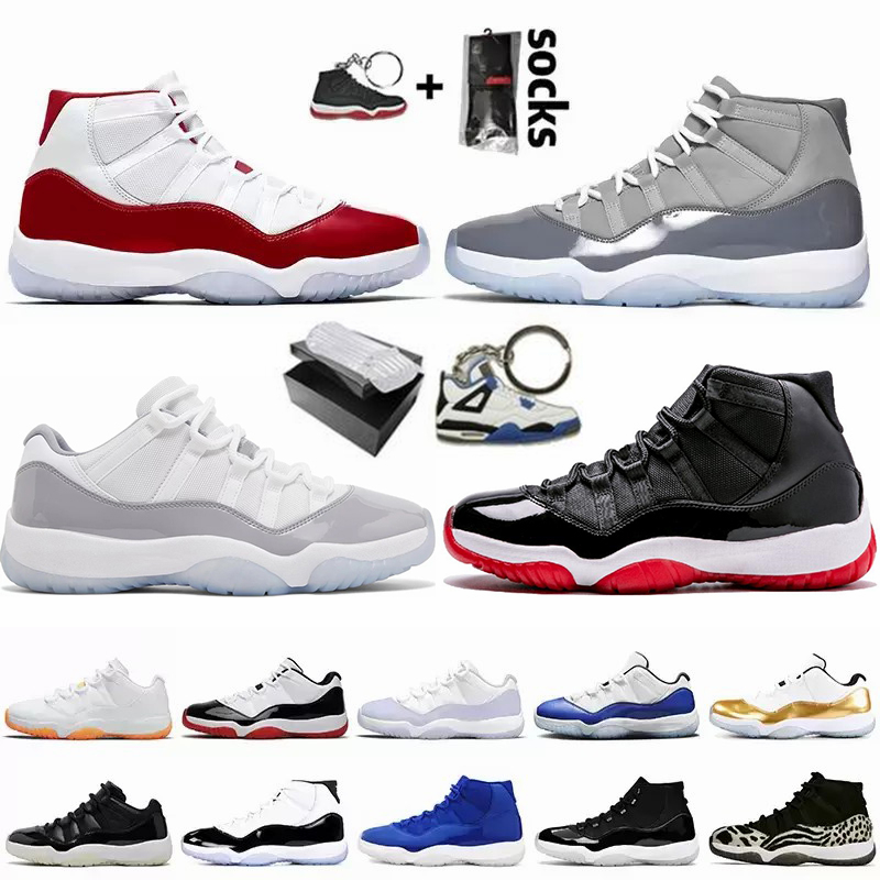 

Sports Shoes 11 Cherry Basketball Shoes 11s High OG Cool Cement Grey Low Legend Blue 25th Anniversary Bred Space Jam Concord Mens Sneakers Jumpman XI Womens Trainers, 10