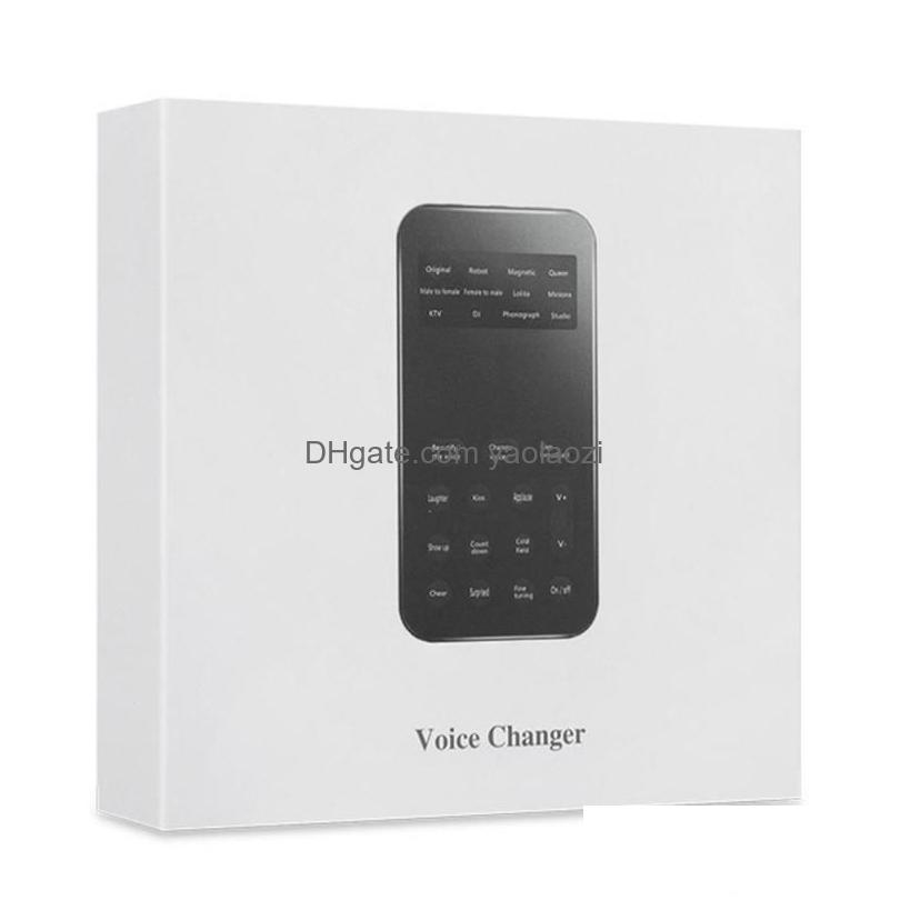 live webcast voice changer male to female mini adapter 8 changeing modes microphone disguiser phone game sound converter231y6170824