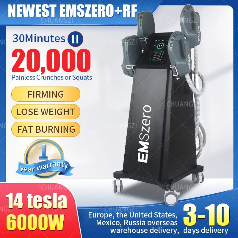 

Other Body Sculpting & Slimming High-end DLS- EMSLIM 14Tesla 6000W EMSZERO NEO EMS Muscle Stimulator Professional Fat Burning 5-handle RF Machine