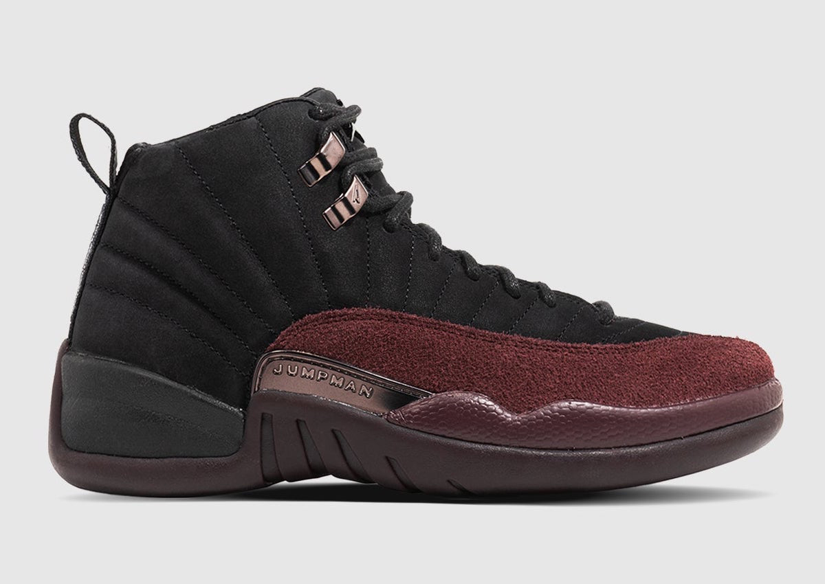

Shoes Release a Ma Maniere x 12 Black White Burgundy Crush Men Sports Sneakers Original Dv6989-001 Dv6989-100
