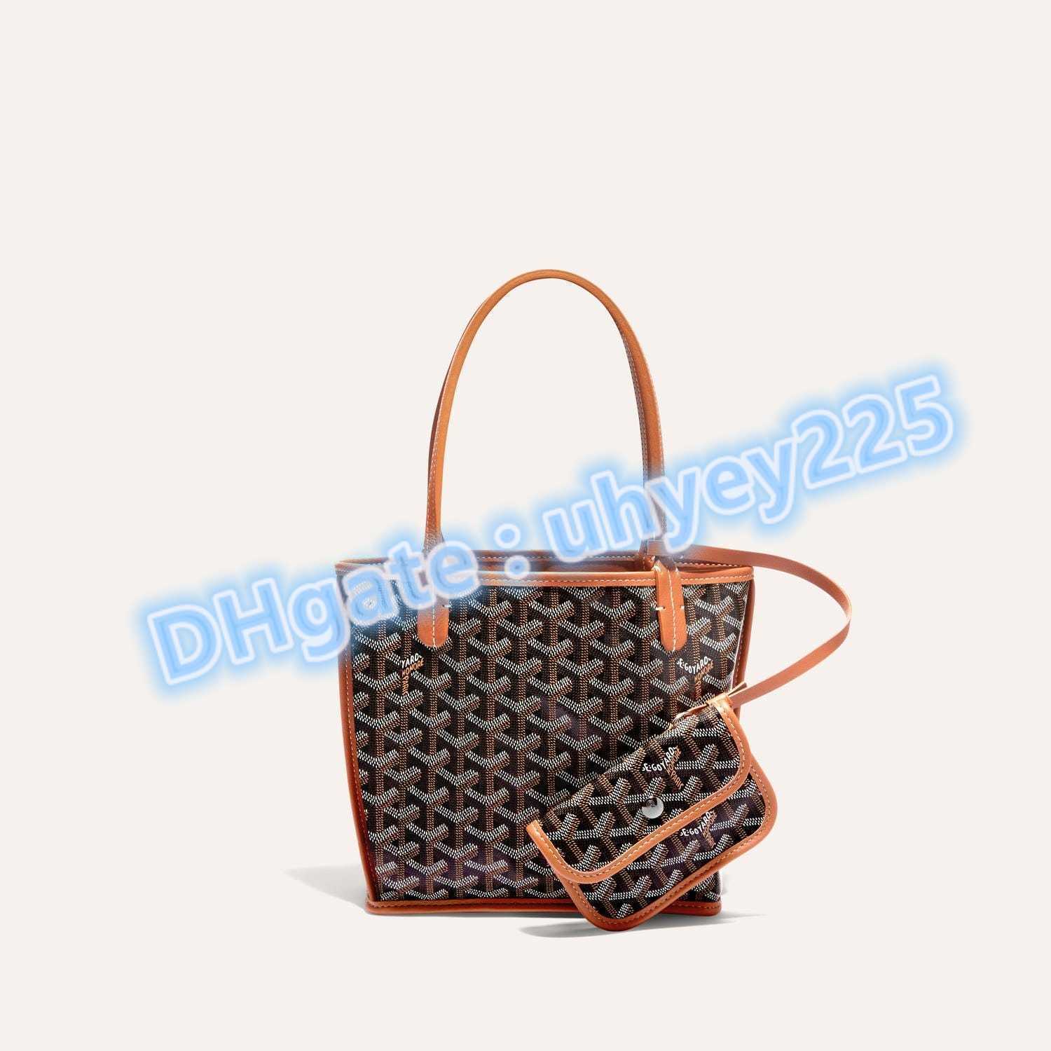 

Luxurys Designers tote bag womens Wallets wholesale Anjou Mini CrossBody double sided shopping totes hangbag pochette Hobo leather Goyardd Shoulder Bags, Red