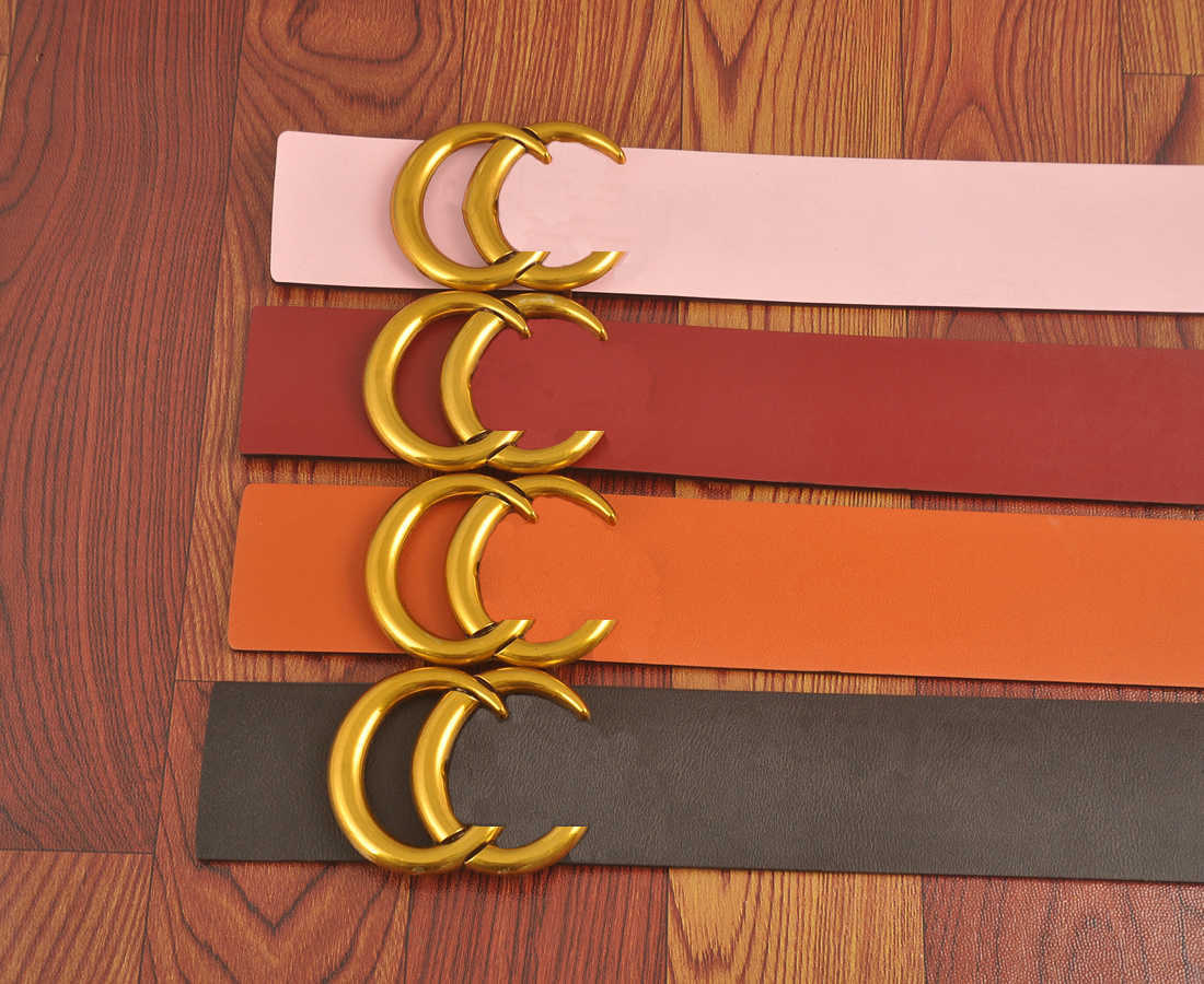 

Classic Women Belt Designer Brand Dress Set Girdle Fashion Alphabet Smooth Buckle 7CM Wide Fashion Belts With Box Can Be As A Gift, As shown