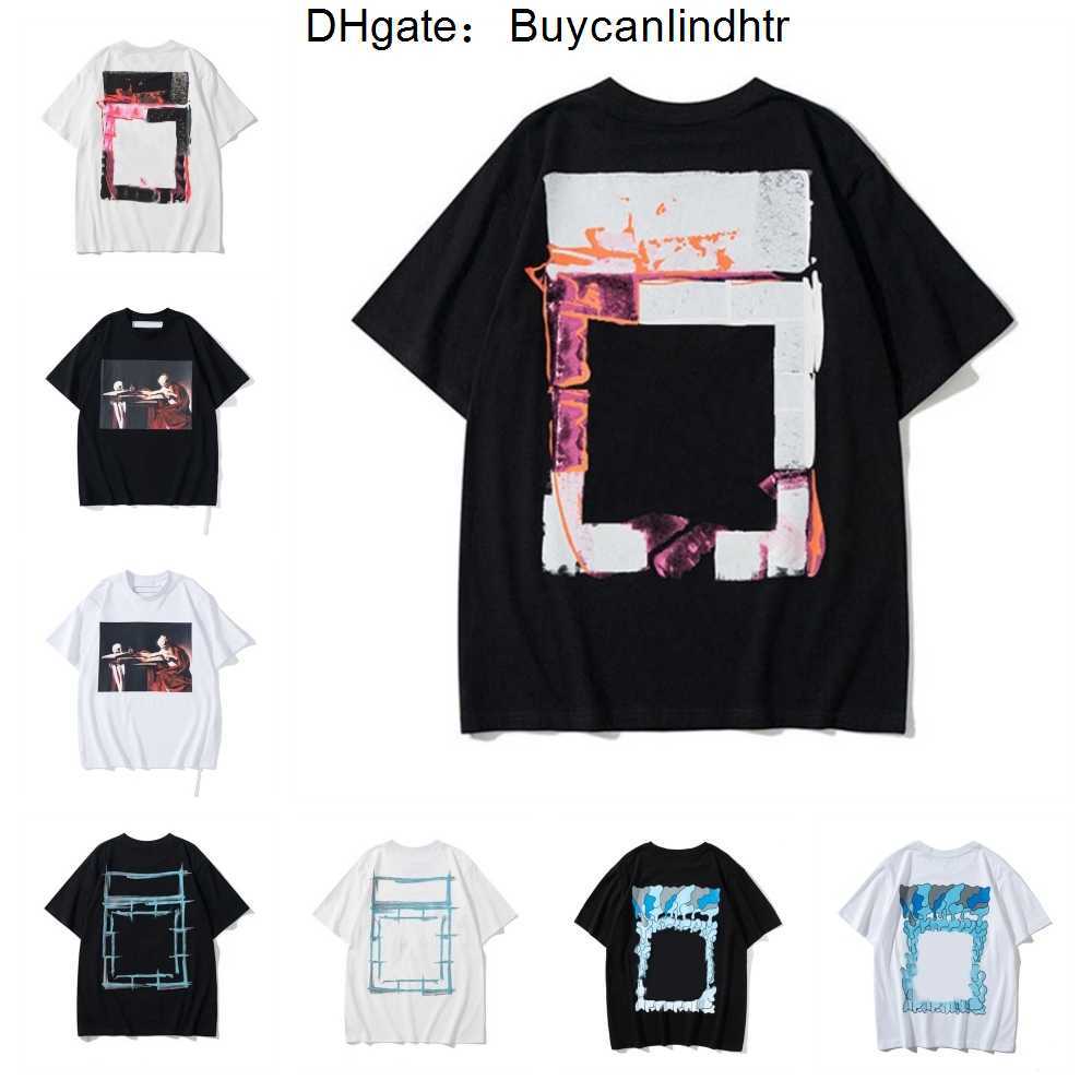 

Men's T shirts Jacket Fashion Tops Sports Tshirt Summer Designer Offs White t Shirts Luxury Cotton Loose t Shirts Casual Short Sleeves Oil Painting, A1