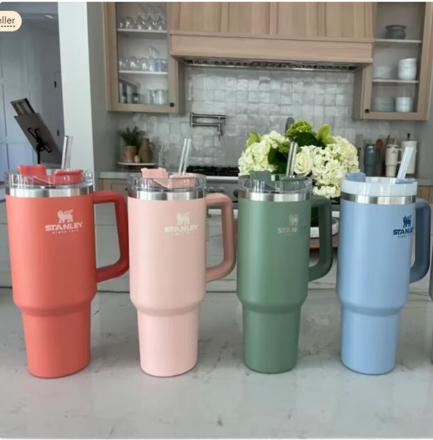 2023 popular Ready To Ship Stanley Mugs 40oz Adventure Quencher Tumbler With Logo Big Grid Handle Vacuum Travel Mug Stay Ice-cold U040469-image-856193652