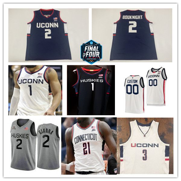 

2023 Final Four Connecticut UConn Huskies College Basketball Jersey Adama Sanogo Hawkins Tristen Newton Alex Karaban Donovan Clingan Andre Jackson Jr Calcaterra, Man white