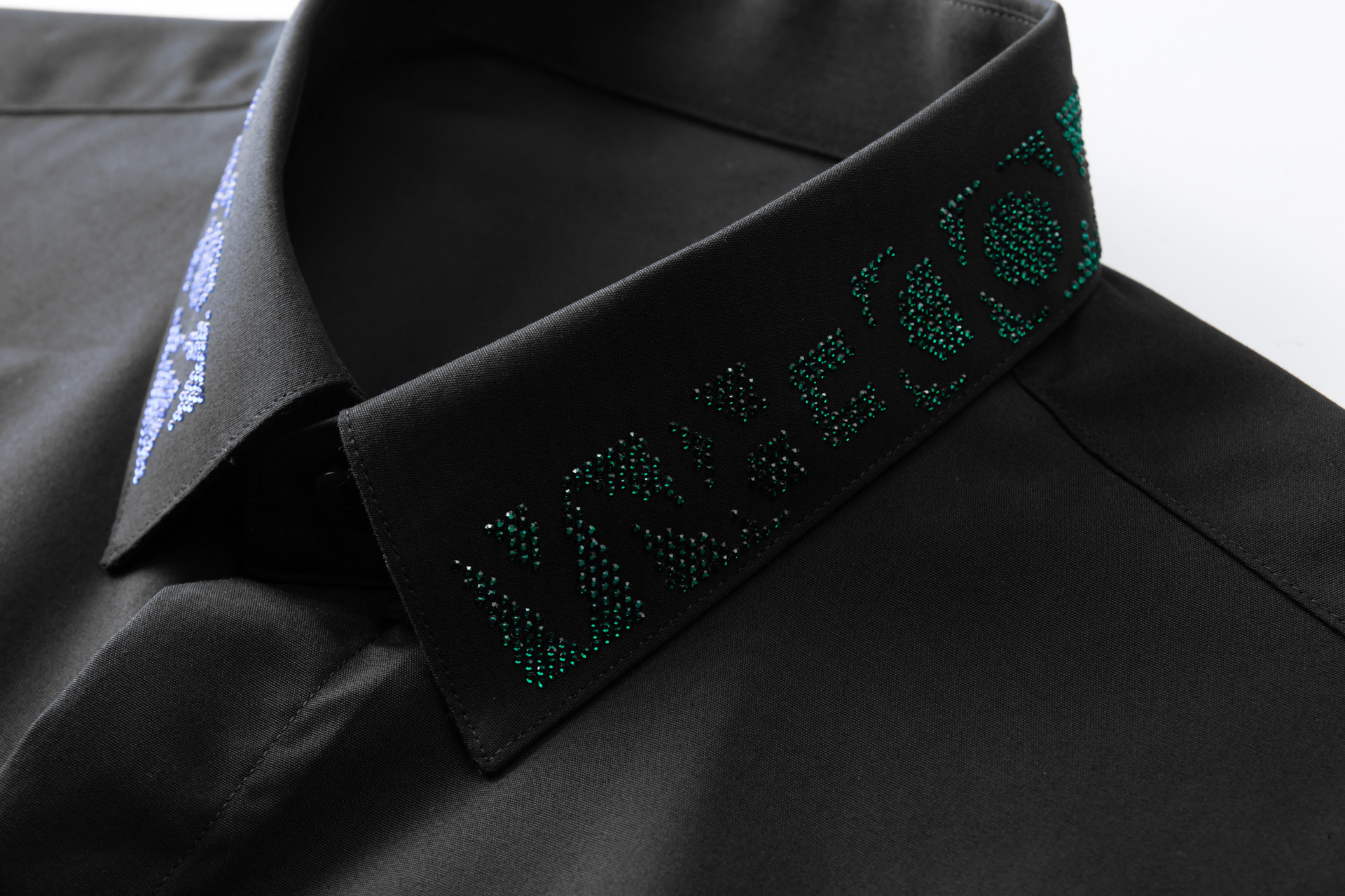 

New Arrival Autumn High Quality Blue and Green Diamond Geometry Men's Fashion Long Sleeve Shirt Large Size  L XL 2XL 3XL 4XL, Xy-220440b