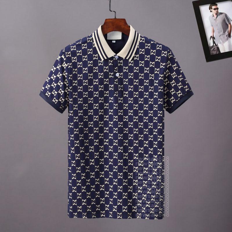 

20ss Mens Stylist Polo Shirts Luxury Italy Men Clothes Short Sleeve Fashion Casual Men's Summer T Shirt Many colors are available Asian size -3XL, 01