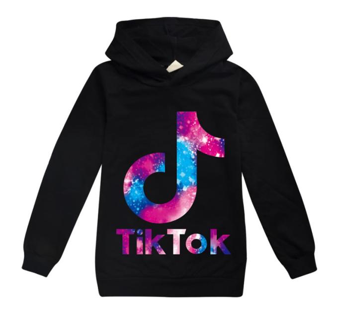 Spring Fall Tiktok Sweatshirt For Big Boy Girl Clothes Fashion Children Hooded Print Cotton Hoodies Kid Tik Tok Casual Sport T Shi-image-1111765242
