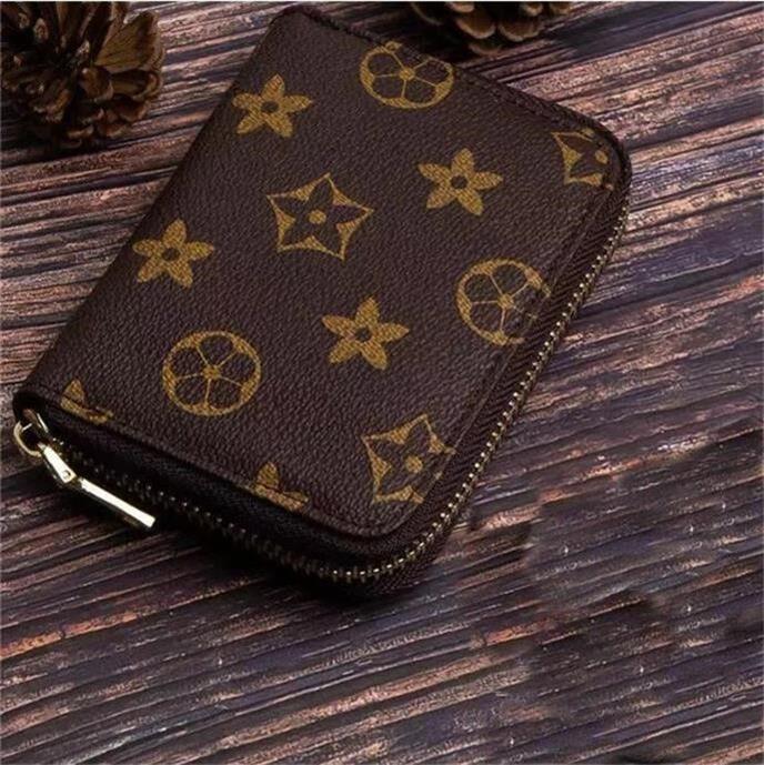 

2023 top Wallets Fashion Women's Wallet Short Women Coin Purse For Woman Card Holder Small Ladies Female Bag Zip Mini ClutchWallets, Old flower