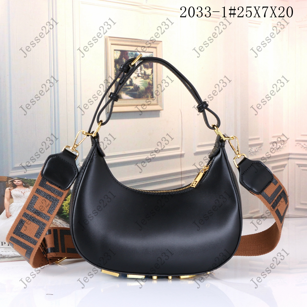 

Designer bags Womens Half Moon Loop Chains Strap Leather Messenger Shopping Bag Plain Shoulder Bags Handbags tote bag Crossbody bags Tote bag purse Wallets, #6