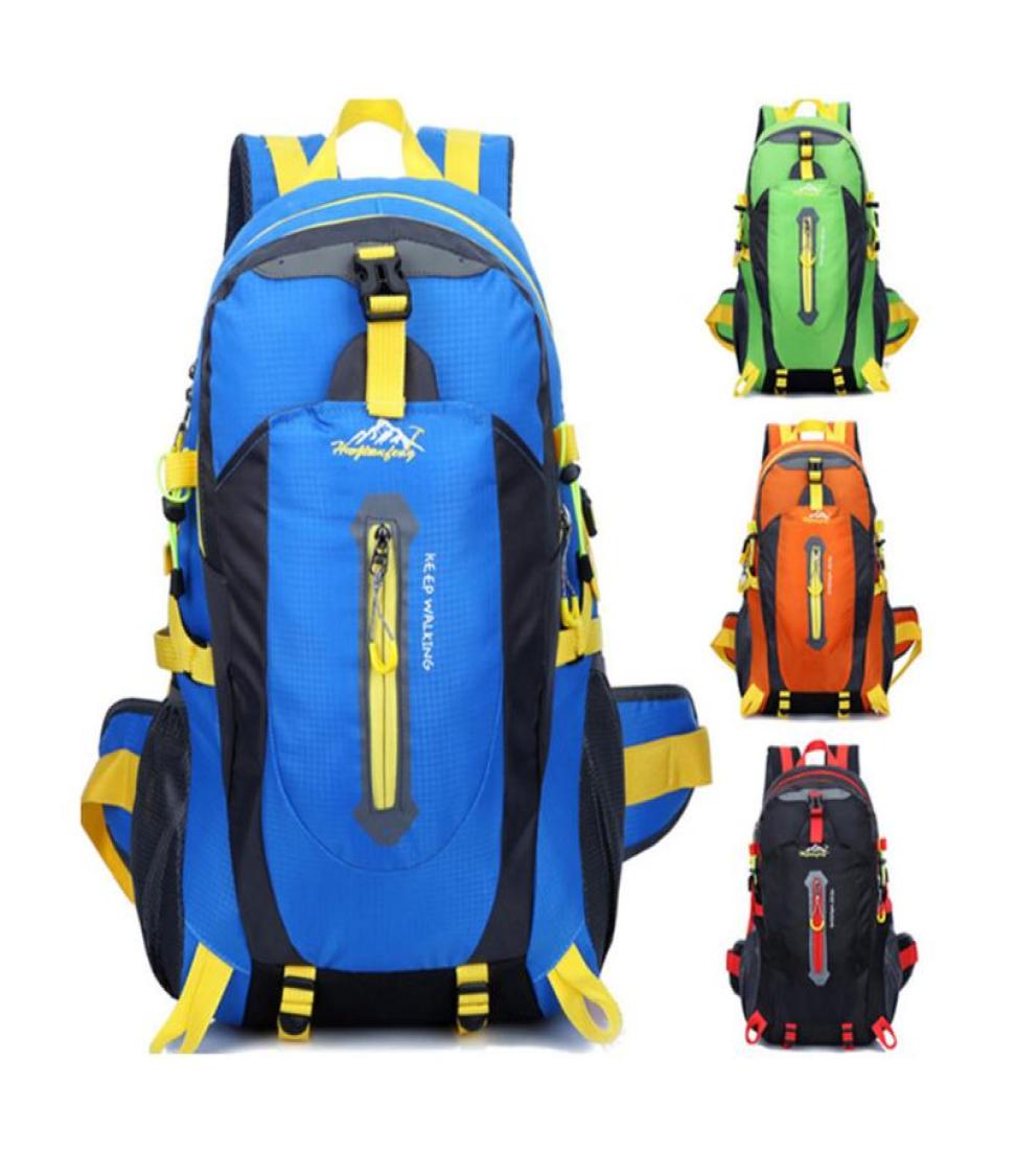 

40L unisex waterproof backpack travel pack sports bag pack Outdoor Mountaineering Hiking Climbing Camping backpack for adult7688904, Gold