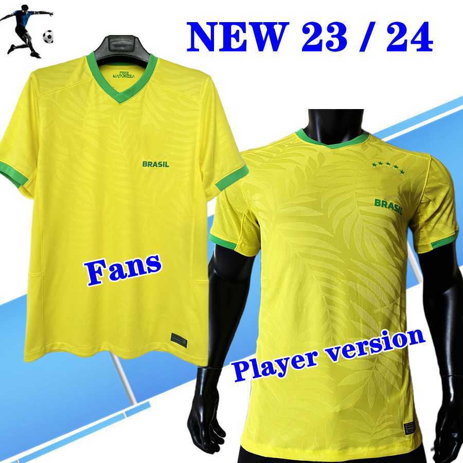 

Player version Fans 23 24 bRAZILS soccer jerseys Camiseta de futbol PAQUETA RAPHINHA football shirt maillots MARQUINHOS VINI JR SILVA brasil RICHARLISON MEN NEYMAR, 2022 home aldult