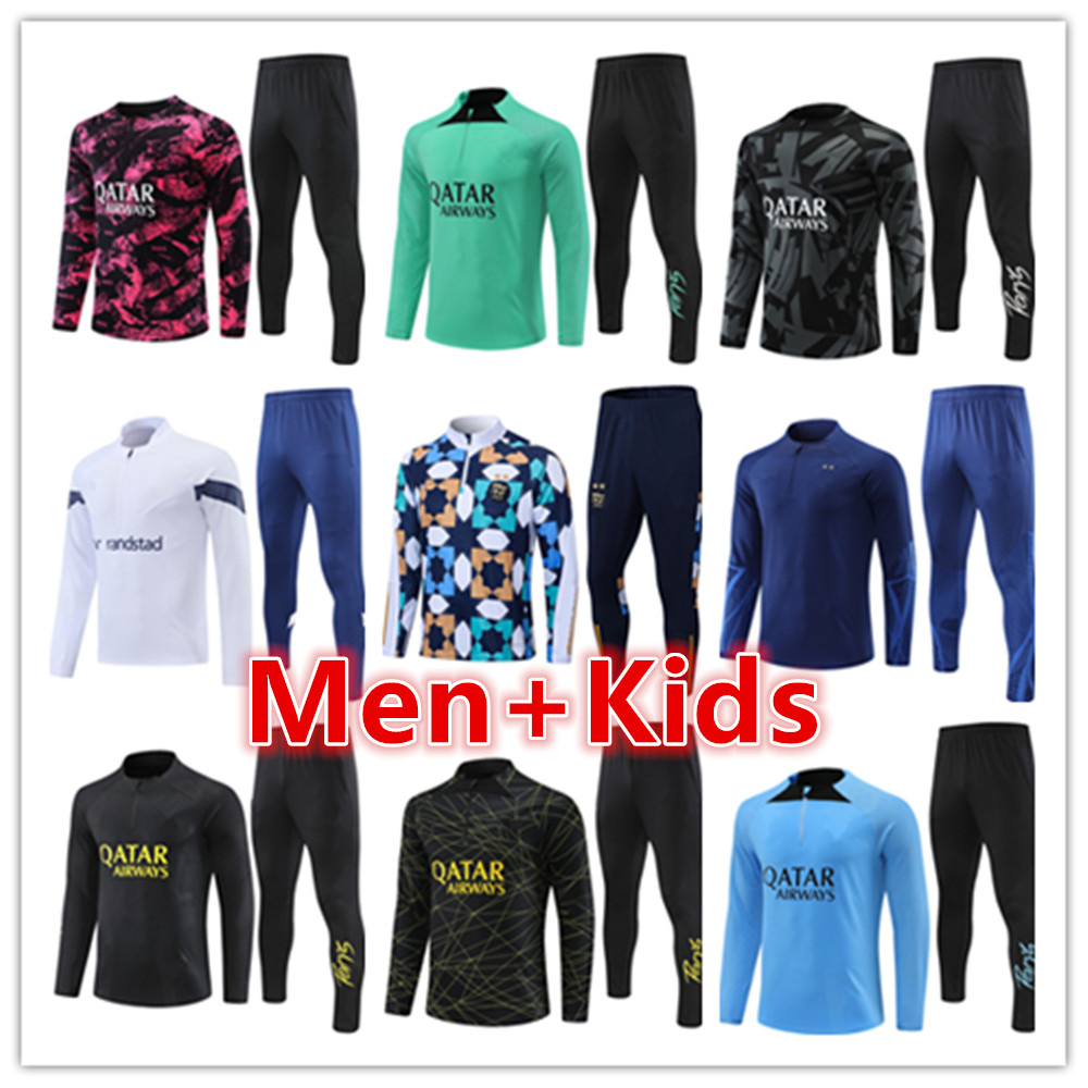 

22 23 Algeria Algerie mens and kids soccer tracksuit jersey 2022 2023 tuta psgS men football jerseys training suit tracksuits jacket set chandal survetement foot kit