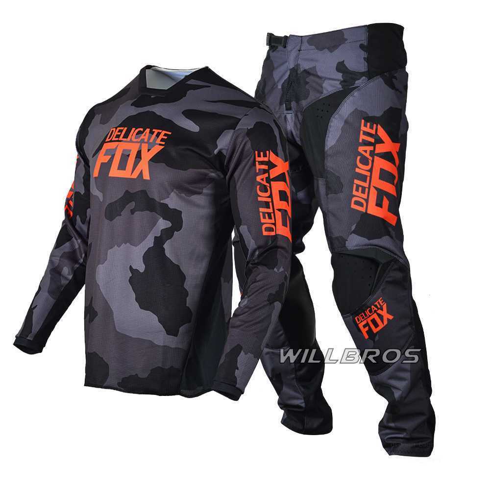 

Men's Tracksuits 180 Oktiv Trev Jersey Pants Motocross MX Combo Enduro Gear Set MTB ATV UTV DH Bike Outfit Moto Cross Suit Kits Men, Grey